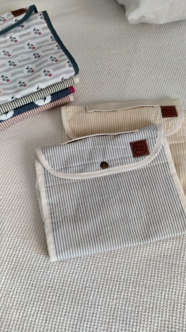 Producto - Neceser viajero celeste y amarillo