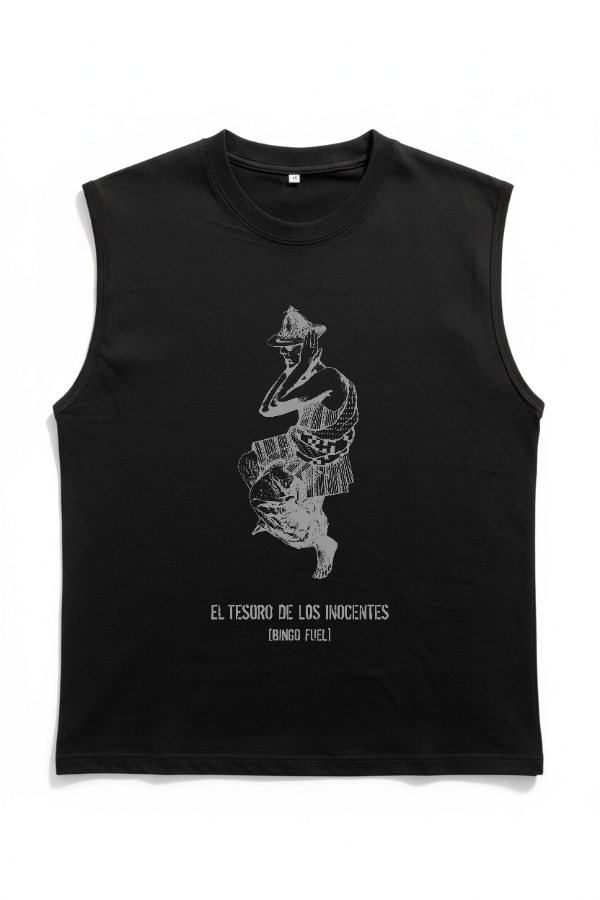 Producto - Remera Sin Mangas Negra - El tesoro de los Inocentes