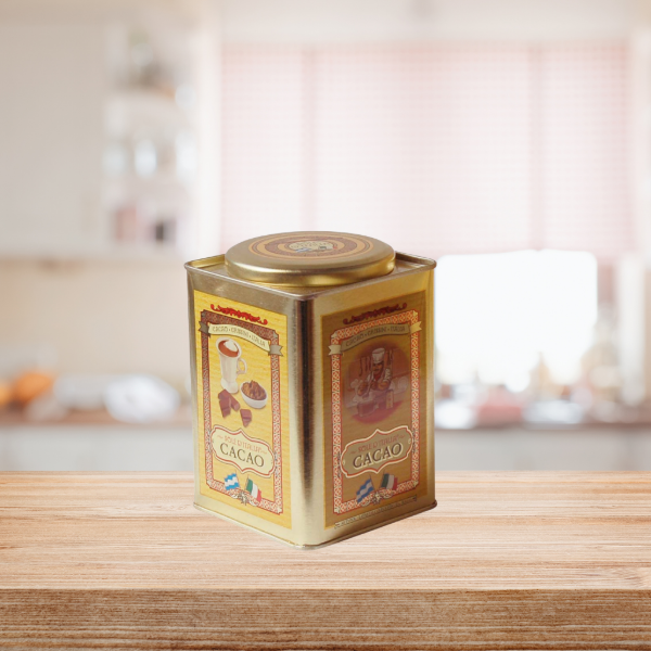 Producto - Lata cacao cuadrada baja Sole D'Italia
