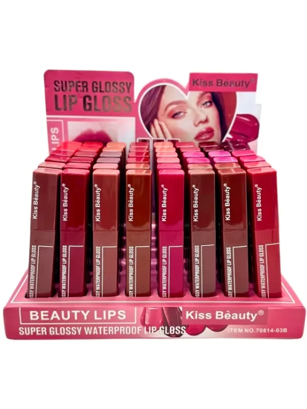 Producto - Labial líquido super gloss Kiss Beauty LM 2/26