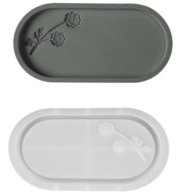 Producto - MOLDE SILICONA BANDEJA CON DISEÑO