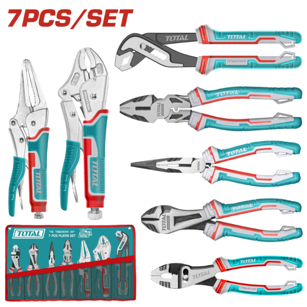Producto - JUEGO DE PINZAS Y ALICATES (7 PZS) - TOTAL