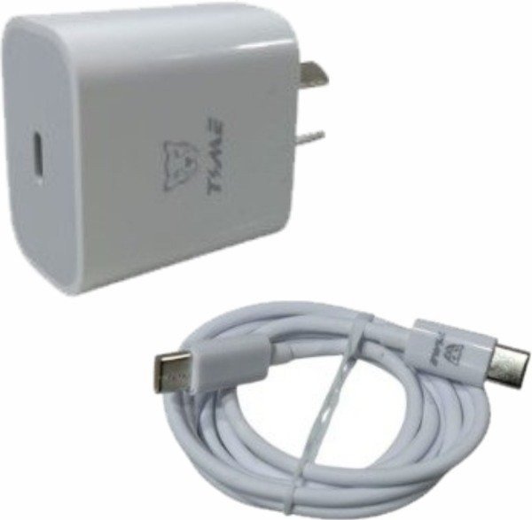 Producto - Cargador 21w USB - C + cable USB c a USB c - Carga rapida
