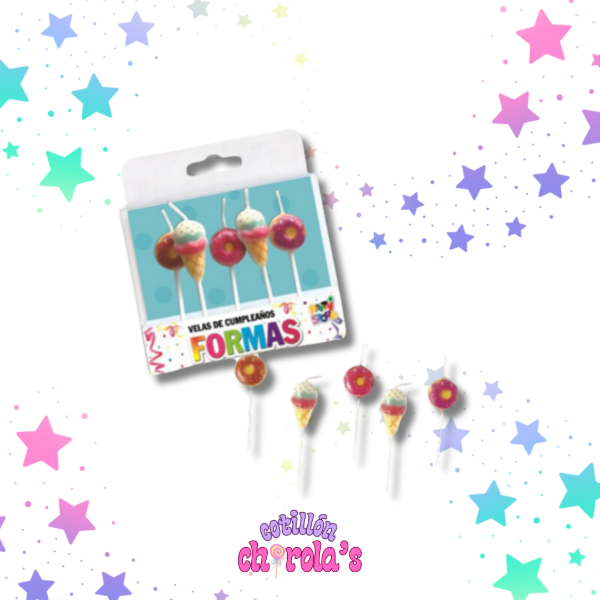 Producto - SET VELAS - DONAS