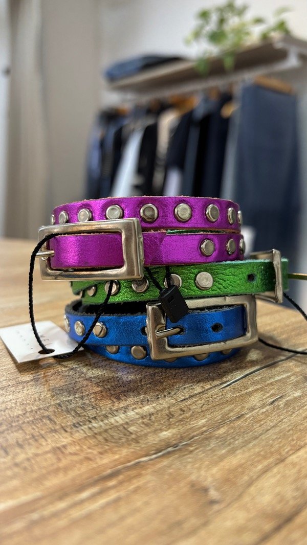 Producto - Pulsera metalizada cuero