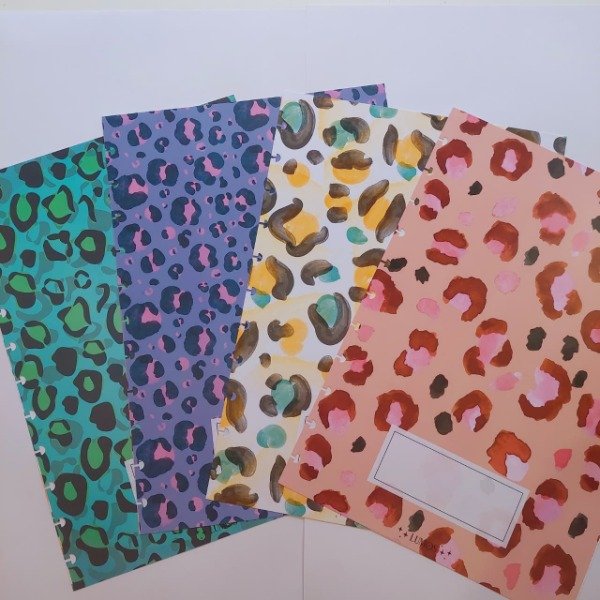 Producto - Separadores A4 para sistema de discos x4 (Animal Print)