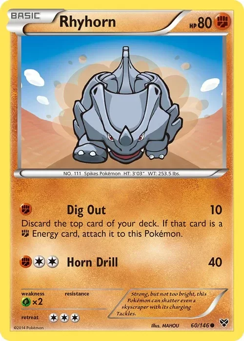 Producto - Rhyhorn - 60/146 - XY Base