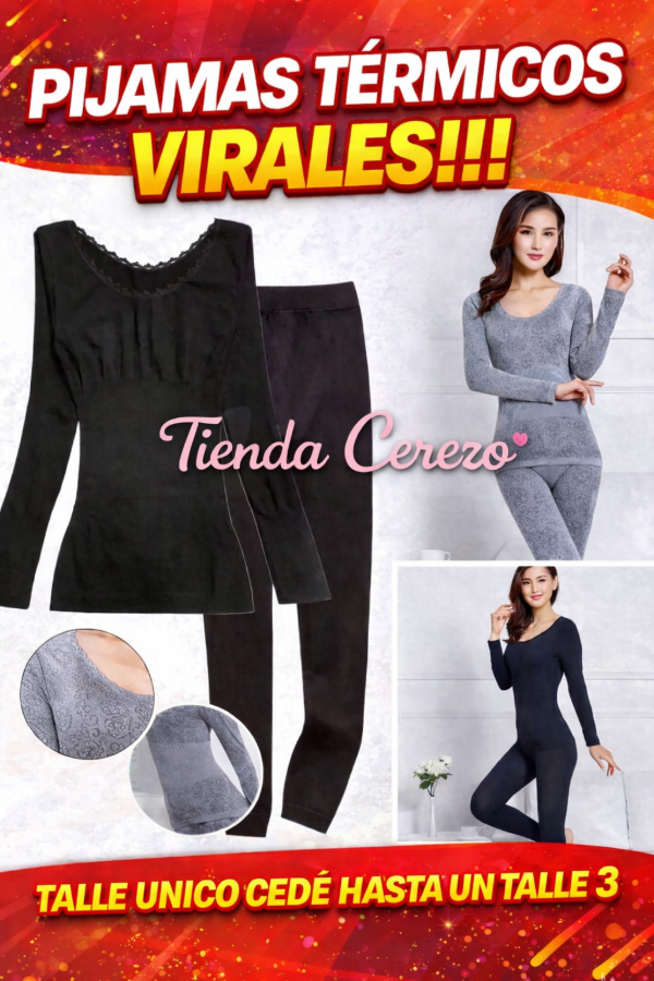 Producto - PIJAMA TERMICO NEGRO