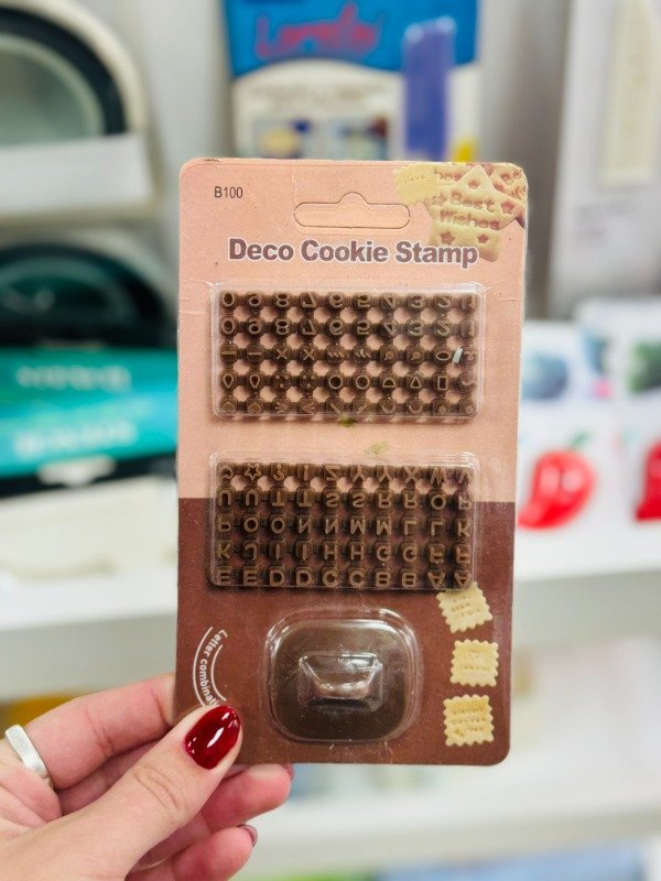 Producto - Sello para galletitas abecedario y números