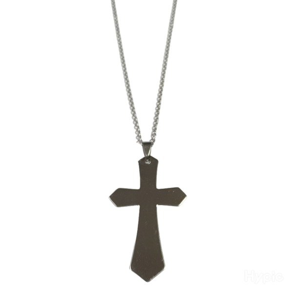 Producto - Collar Cruz acero