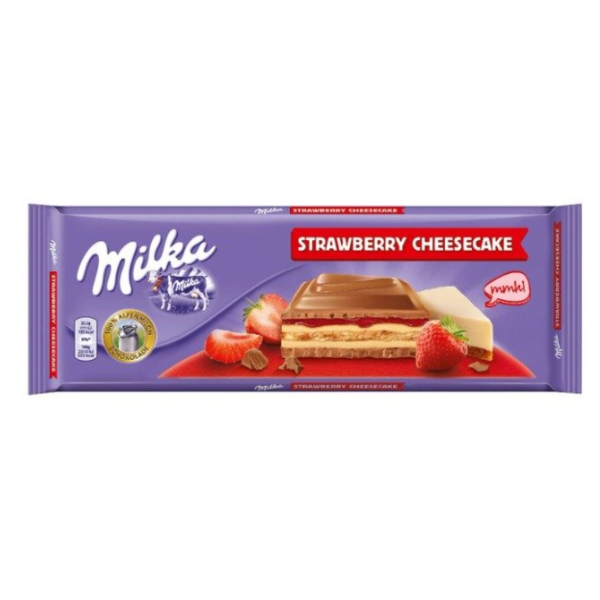 Producto - Milka Strawberry Cheesecake 300gr