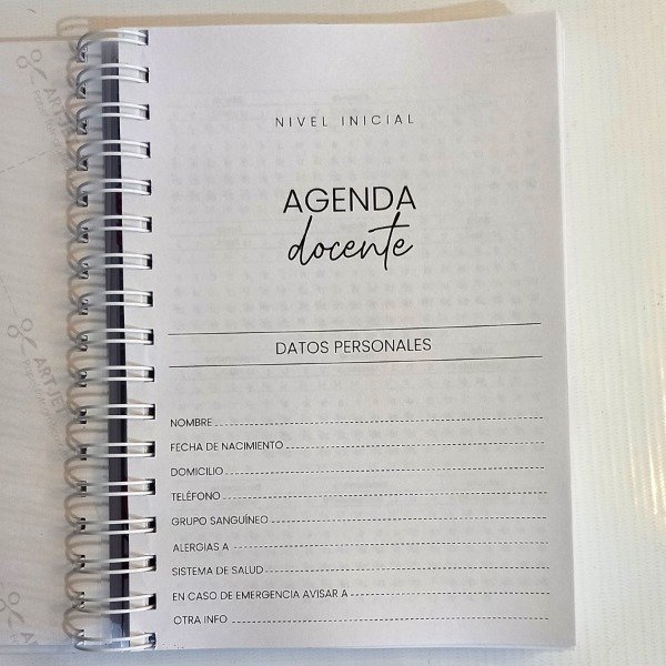 Producto - Agenda docente Nivel Inicial Varios - 1