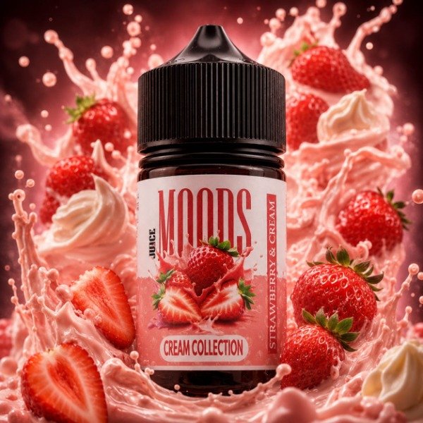 Producto - CREAM COLLECTION - STRAWBERRY AND CREAM - 60 ml - 3 Nico