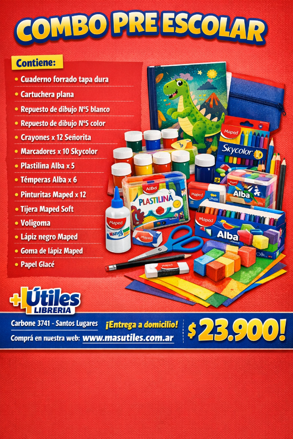 Producto - Combo Pre escolar