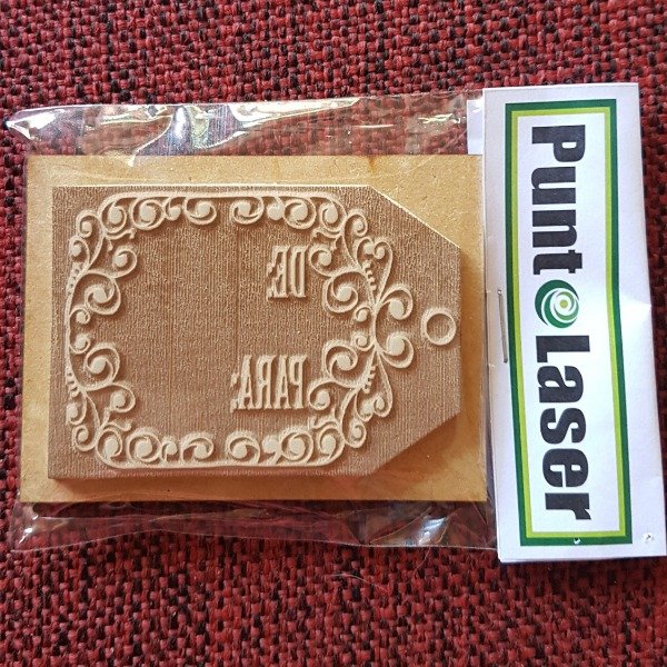 Producto - Sellos - 7 x 5 cm - De/Para Horizontal