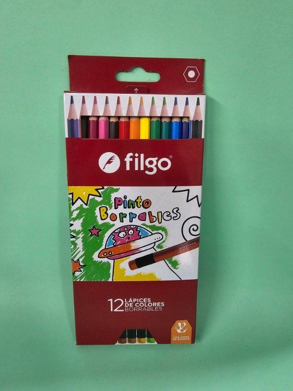 Producto - Lapices de colores BORRABLES x12