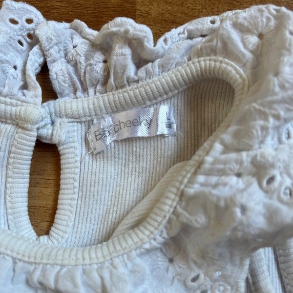 Producto - Body Músculosa Cheeky Blanco 9M - 1