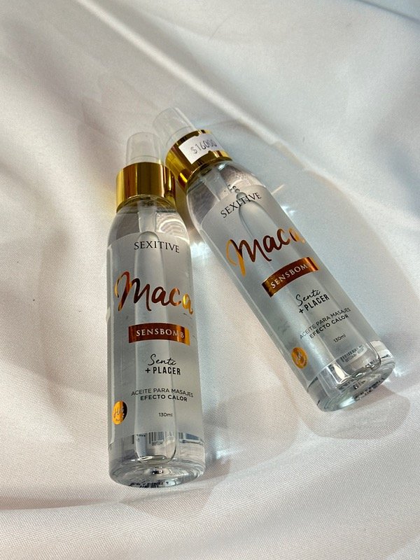 Producto - Aceite para MASAJES efecto calor MACA