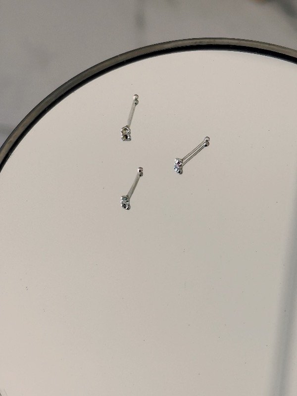 Producto - piercing palito strass UNIDAD