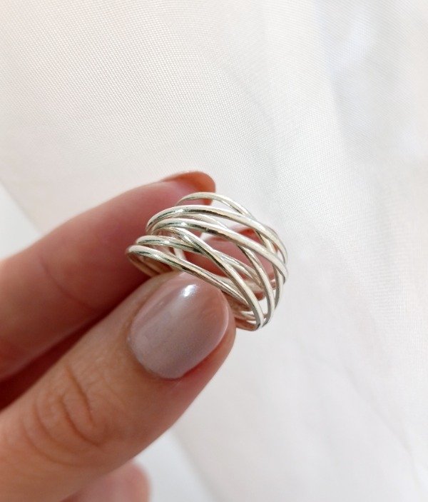 Producto - Anillo 7 hilos de plata - 0