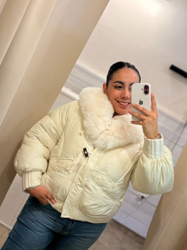 Producto - TEDDY CREAM PUFFER