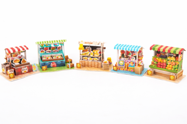 Producto - Puzzle 3d mini maqueta negocios de barrio - Cb
