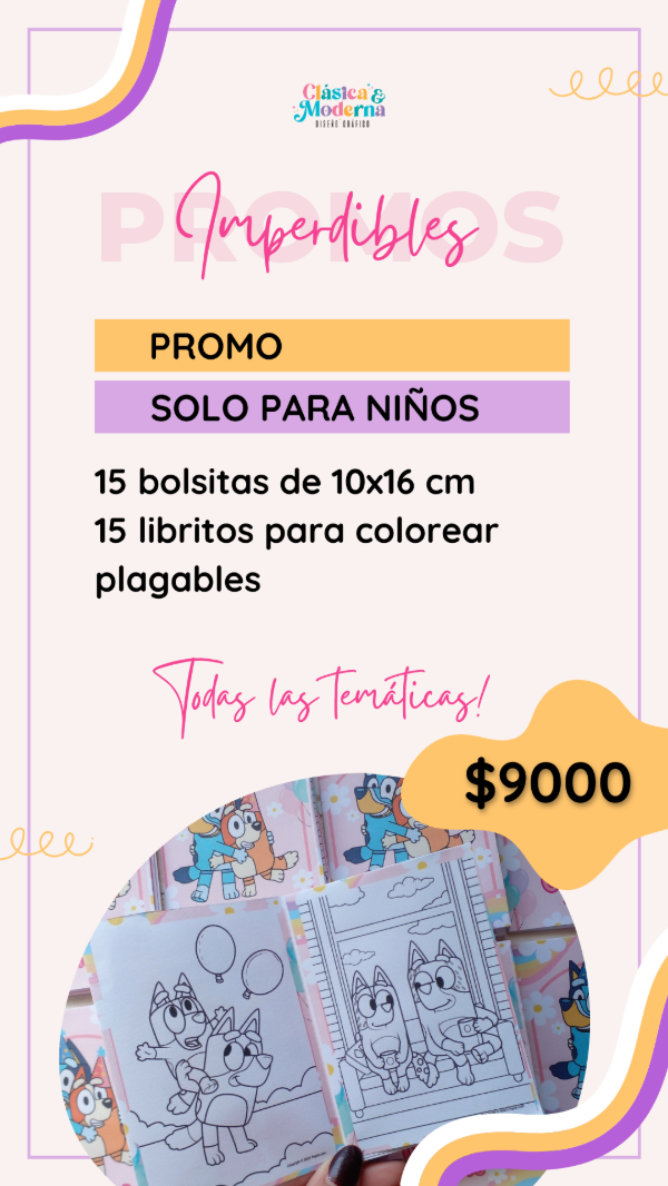Producto - PROMO SOLO PARA NIÑOS