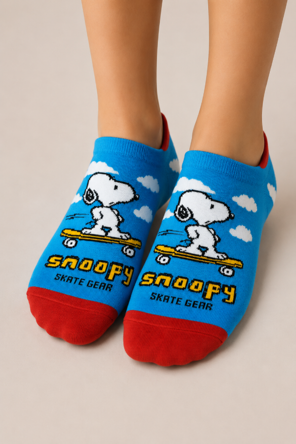 Producto - SOQUETES ADULTO SNOOPY SKATE