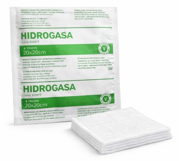 Producto - Gasa Esteril Hidrogasa 20x20 Cm. Pack Ahorro