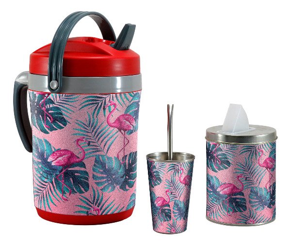 Producto - KIT TERE ECOCUERO HOJAS FLAMENCO