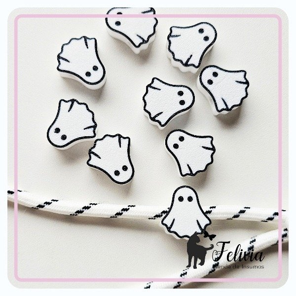 Producto - Charms 3D x 5u. Fantasmita
