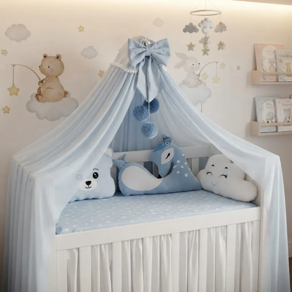 Producto - Dosel Tul de Novia Celeste - 1
