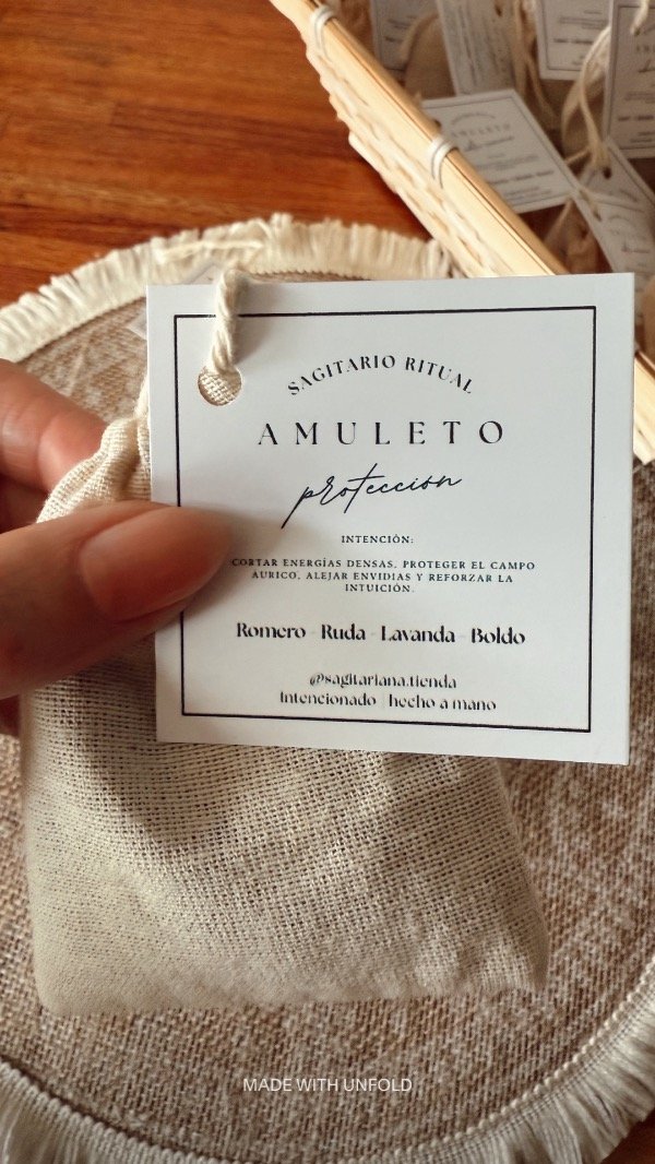 Producto - Amuleto herbal - Protección