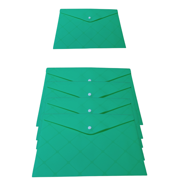 Producto - Sobre Plastico A4 Con Boton Estampado Rombos - 6