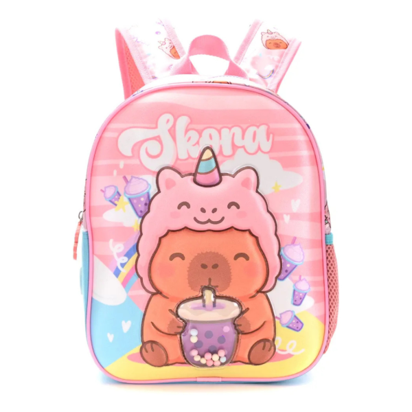 Producto - MOCHILA SKORA CAPIBARA UNICORNIO