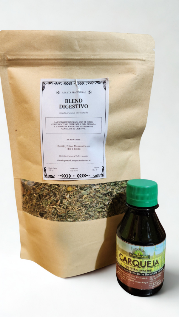 Producto - Combo digestivo - Blend + Tintura madre de carqueja