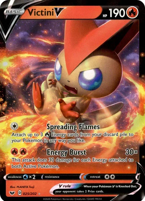 Producto - Victini V - 25/202 - Sword and Shield - Holo