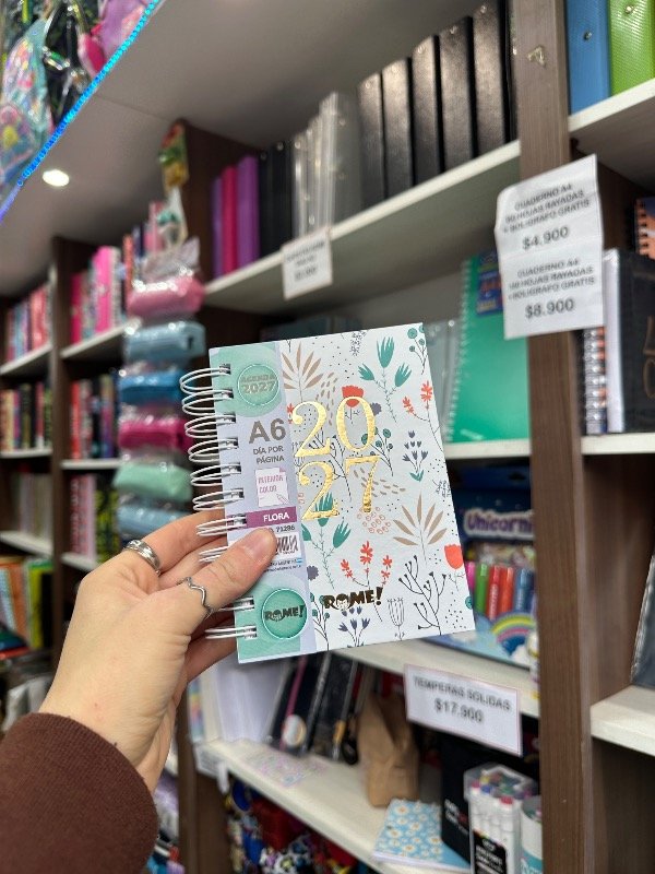 Producto - Agenda A6 Flora 1 Diaria Rome 2027 - 0