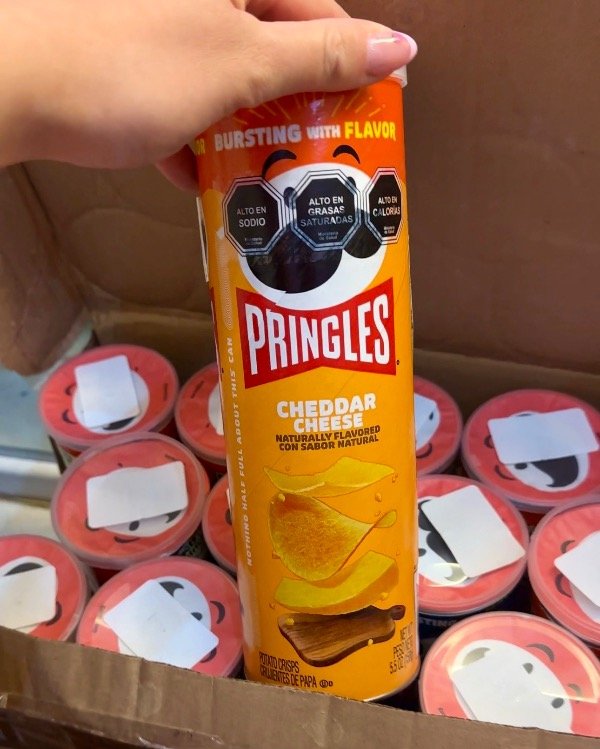 Producto - Pringles cheddar cheese USA
