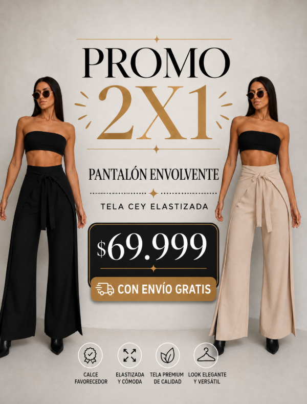 Producto - PROMO 2x1 PANTALÓN ENVOLVENTE - 0