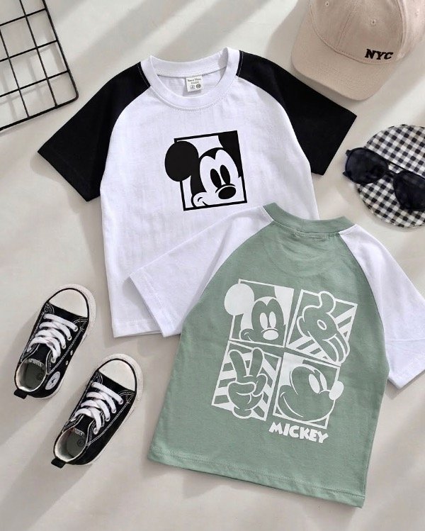 Producto - CURVA REMERA OVERSIZE BABY MICKEY