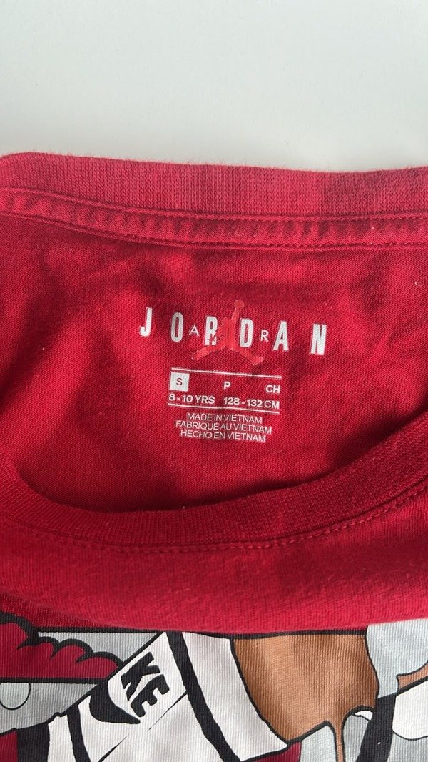 Producto - Remera Roja Nike Jordan 8 años - 3