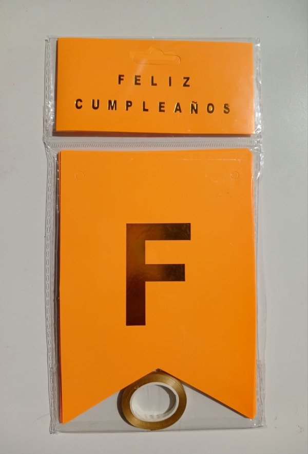 Producto - Banderin Fluo "FC" Naranja