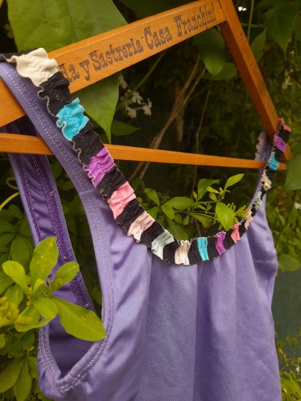 Producto - ENTERIZA VIOLETA METALIZADO