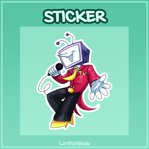 Producto - Tenna Deltarune Sticker