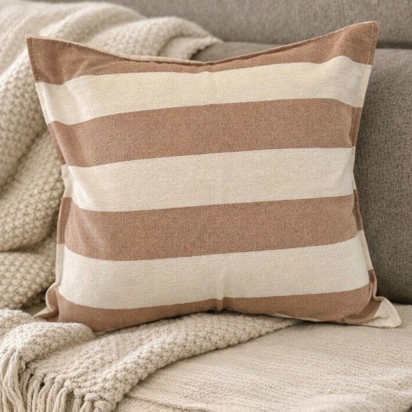 Producto - FUNDA ALMOHADÓN RAYAS ANCHAS