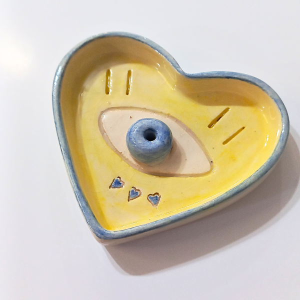 Producto - Porta Sahumerio Corazón-Varios colores