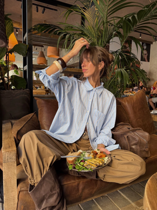 Producto - CAMISA RAW STRIPES / BLUE