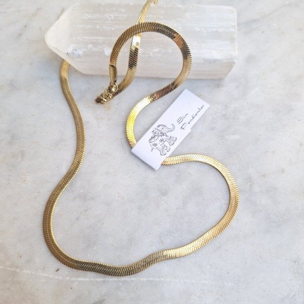 Producto - Collar Acero Dorado Chapton