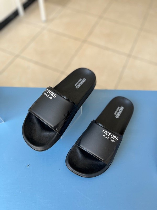 Producto - Ojotas Polo Negras